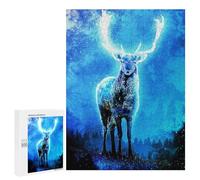 500 PCS Rompecabezas para adultos Enchanted Winter Deer Puzzles para adultos Juegos de Relajación Decoración del Hogar Desafío Educativo 500 PCS