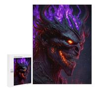 500 PCS Rompecabezas para Adultos Fiery Demon Head Artwork Rompecabezas para Adultos Juegos Relajantes Corte De Precisión Cumpleaños Y Navidad 500 PCS