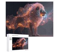 500 PCS Rompecabezas para Adultos Galactic Lion Majesty Rompecabezas para Adultos Juegos De Relajación Regalo De Cumpleaños Cumpleaños Y Navidad 500 PCS
