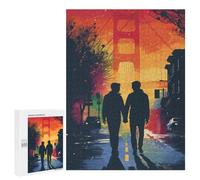 500 PCS Rompecabezas para Adultos Gay Vintage Juego Familiar De Rompecabezas Análisis Y Lógica Interacción Entre Padres E Hijos 500 PCS