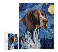 500 PCS Rompecabezas para Adultos German Shorthaired Pointer Rompecabezas para Adultos Juegos De Relajación Regalos para Mujeres Regalos De Cumpleaños 500 PCS