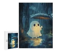 500 PCS Rompecabezas para Adultos Halloween Ghost in The Rain Rompecabezas para Adultos Juegos De Relajación Regalos para Mujeres Regalos De Cumpleaños 500 PCS
