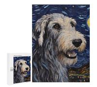 500 PCS Rompecabezas para Adultos Irish Wolfhound Starry Rompecabezas para Adultos Juguete Decoración De Pared Decoración del Hogar 500 PCS