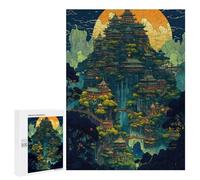 500 PCS Rompecabezas para Adultos Japan Fantasy Palace 011 Rompecabezas para Adultos Juegos Divertidos Alivia El Estrés Desafiante De Completar 500 PCS