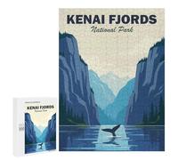 500 PCS Rompecabezas para Adultos Kenai Fjords National Park Rompecabezas para Adultos Juguete Decoración De Pared Arte De Pared Desafiante De Completar 500 PCS