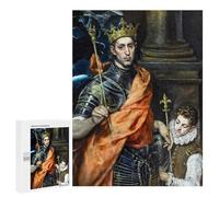 500 PCS Rompecabezas para Adultos King of France by El Greco Rompecabezas para Adultos Juguete Decoración De Pared Decoración del Hogar 500 PCS