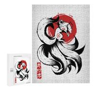 500 PCS Rompecabezas para Adultos Kitsune Fox Rompecabezas para Adultos Juego De Ingenio Pero Divertidos Y Regalos Humorísticos para Amigos Y Familiares 500 PCS