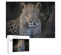 500 PCS Rompecabezas para Adultos Leopard in The Wild A Majestic Portrait Rompecabezas Juguetes Antiestrés Regalos para Mujeres Difíciles Y Desafiantes 500 PCS
