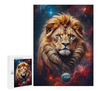 500 PCS Rompecabezas para Adultos Lion of The Cosmos Rompecabezas para Adultos Juego De Ingenio Pero Divertidos Y Regalos Humorísticos para Amigos Y Familiares 500 PCS