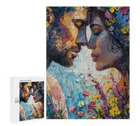 500 PCS Rompecabezas para Adultos Love in Spring Rompecabezas para Adultos Juego De Ingenio Pero Divertidos Y Regalos Humorísticos para Amigos Y Familiares 500 PCS