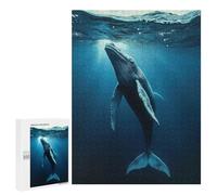 500 PCS Rompecabezas para Adultos Majestic Humpback Whale Rompecabezas para Adultos Juguete Decoración De Pared Arte De Pared Desafiante De Completar 500 PCS
