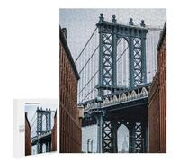 500 PCS Rompecabezas para Adultos Manhattan Bridge Rompecabezas para Adultos Juguete Decoración De Pared Decoración del Hogar 500 PCS
