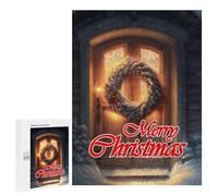 500 PCS Rompecabezas para Adultos Merry Christmas Rompecabezas para Adultos Juguetes Antiestrés Una Obra De Arte Difícil Y Desafiante 500 PCS