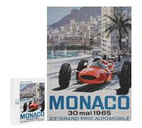 500 PCS Rompecabezas para Adultos Monaco Grand Prix 1966 Rompecabezas para Adultos Juguetes Antiestrés Una Obra De Arte Difícil Y Desafiante 500 PCS