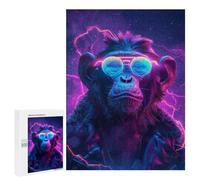 500 PCS Rompecabezas para Adultos Monkey Animal Space Juego Familiar De Rompecabezas Análisis Y Lógica Interacción Entre Padres E Hijos 500 PCS