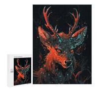 500 PCS Rompecabezas para Adultos Mystic Deer in The Forest Rompecabezas para Adultos Juegos De Relajación Regalos para Mujeres Regalos De Cumpleaños 500 PCS