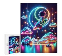 500 PCS Rompecabezas para Adultos Neon SAPCE Rompecabezas para Adultos Juegos Relajantes Corte De Precisión Cumpleaños Y Navidad 500 PCS