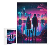 500 PCS Rompecabezas para Adultos Night Life Couple Lovers Rompecabezas para Adultos Juguete Decoración De Pared Mejora Los Recuerdos Regalos para Amigos Y Familiares 500 PCS