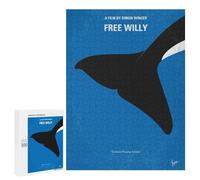 500 PCS Rompecabezas para Adultos No1359 My Free Willy Rompecabezas para Adultos Juegos Divertidos Vacaciones En Casa Matar El Tiempo Regalos De Cumpleaños Y Únicos 500 PCS