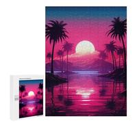 500 PCS Rompecabezas para Adultos Noir Neon Nostalgia Juego Familiar De Rompecabezas Análisis Y Lógica Interacción Entre Padres E Hijos 500 PCS