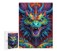 500 PCS Rompecabezas para Adultos Ode to The Vibrant Dragon Rompecabezas para Adultos Juguete Decoración De Pared Decoración del Hogar 500 PCS