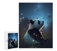 500 PCS Rompecabezas para Adultos Panda Galaxy Animal Rompecabezas para Adultos Juegos Divertidos Alivia El Estrés Desafiante De Completar 500 PCS