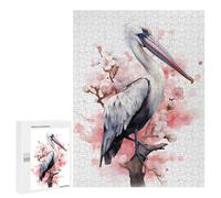 500 PCS Rompecabezas para Adultos Pelican Watercolor Rompecabezas para Adultos Juegos De Relajación Carrera De Velocidad De Manos 500 PCS