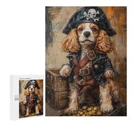 500 PCS Rompecabezas para Adultos Pirate Dog Treasure Chest-29 Rompecabezas para Adolescentes: Mejora La Memoria. Cada Pieza Es Única. Juguetes Y Juegos Educativos 500 PCS
