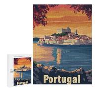 500 PCS Rompecabezas para Adultos Portugal Travel Rompecabezas para Adultos Juegos Familiares Regalos para Mujeres Interacción Entre Padres E Hijos 500 PCS