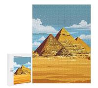 500 PCS Rompecabezas para Adultos Pyramids of Giza Rompecabezas para Adultos Juegos Divertidos Vacaciones En Casa Matar El Tiempo Regalos De Cumpleaños Y Únicos 500 PCS