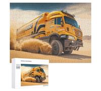 500 PCS Rompecabezas para Adultos Racing Truck in Desert Dust Storm Rompecabezas Juguetes Antiestrés Regalos para Mujeres Difíciles Y Desafiantes 500 PCS