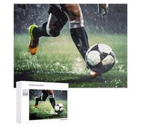 500 PCS Rompecabezas para Adultos Rainy Day Soccer Action Rompecabezas para Adultos Juguete Decoración De Pared Pero Divertido Y Humorístico Desafiante De Completar 500 PCS
