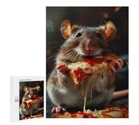 500 PCS Rompecabezas para Adultos Rat Pizza Rompecabezas para Adultos Juguetes De Bricolaje Análisis Y Lógica Cumpleaños Y Navidad 500 PCS