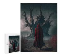 500 PCS Rompecabezas para Adultos Red Cloak in The Haunted Forest Rompecabezas Juguetes Antiestrés Regalos para Mujeres Difíciles Y Desafiantes 500 PCS