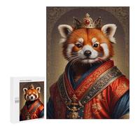 500 PCS Rompecabezas para Adultos Red Panda King Rompecabezas para Adultos Juegos De Relajación Regalos para Mujeres Regalos De Cumpleaños 500 PCS