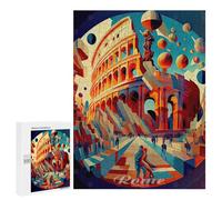 500 PCS Rompecabezas para Adultos Rome Colosseum 4 Juego Familiar De Rompecabezas Análisis Y Lógica Interacción Entre Padres E Hijos 500 PCS