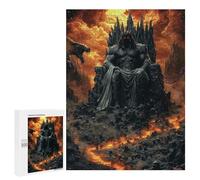 500 PCS Rompecabezas para Adultos Rompecabezas Hades, King of The Underworld - Dark God of Fire and Shadow Rompecabezas para Adultos Juguetes Antiestrés Juego Difícil Y Desafiante Regalos 500 PCS