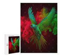 500 PCS Rompecabezas para Adultos Rompecabezas Rasta Green Parrot Rompecabezas para Adultos Juguetes Antiestrés Juego Difícil Y Desafiante Regalos 500 PCS