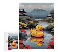 500 PCS Rompecabezas para Adultos Rubber Duck Japanese Art Rompecabezas para Adultos Juguete Decoración De Pared Decoración del Hogar 500 PCS