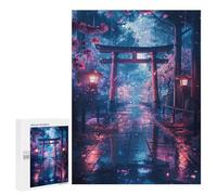 500 PCS Rompecabezas para Adultos Sakura Torii Gate Rompecabezas para Adultos Juegos De Relajación Regalos para Mujeres Regalos De Cumpleaños 500 PCS