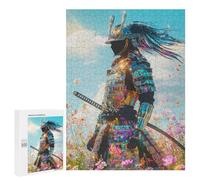 500 PCS Rompecabezas para Adultos Samurai in A Field Rompecabezas para Adultos Juguetes Antiestrés Pero Regalos Divertidos Y Humorísticos para Amigos Y Familiares 500 PCS