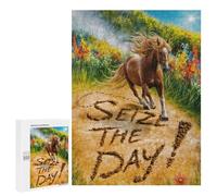 500 PCS Rompecabezas para Adultos Seize The Day Rompecabezas para Adultos Juego De Ingenio Pero Divertidos Y Regalos Humorísticos para Amigos Y Familiares 500 PCS