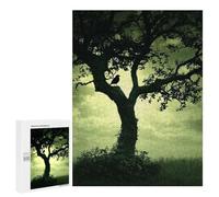 500 PCS Rompecabezas para Adultos Silhouetted Bird on Tree Rompecabezas para Adultos Juego De Ingenio Pero Divertidos Y Regalos Humorísticos para Amigos Y Familiares 500 PCS