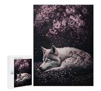 500 PCS Rompecabezas para Adultos Sleeping Wolf Rompecabezas para Adultos Juego De Ingenio Pero Divertidos Y Regalos Humorísticos para Amigos Y Familiares 500 PCS