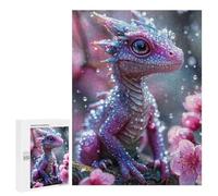 500 PCS Rompecabezas para Adultos Soft Pink Baby Dragon Rompecabezas para Adultos Juegos Relajantes Corte De Precisión Cumpleaños Y Navidad 500 PCS