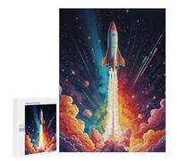 500 PCS Rompecabezas para Adultos Space Journey Rainbow Rompecabezas para Adultos Juego De Ingenio Pero Divertidos Y Regalos Humorísticos para Amigos Y Familiares 500 PCS