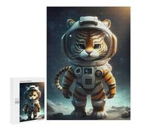 500 PCS Rompecabezas para Adultos Space Tiger Adventure Rompecabezas para Adultos Juguete Decoración De Pared Pero Divertido Y Humorístico Desafiante De Completar 500 PCS