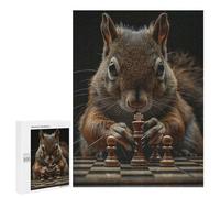 500 PCS Rompecabezas para Adultos Squirrel Chess Rompecabezas para Adultos Juegos Divertidos Vacaciones En Casa Matar El Tiempo Regalos De Cumpleaños Y Únicos 500 PCS