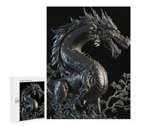 500 PCS Rompecabezas para Adultos Steel Dragon Guardian Rompecabezas para Adultos Juguetes Antiestrés Decoración del Hogar Cumpleaños Y Navidad 500 PCS