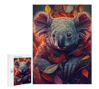 500 PCS Rompecabezas para Adultos The Cozy Koala Rompecabezas para Adultos Juego De Ingenio Pero Divertidos Y Regalos Humorísticos para Amigos Y Familiares 500 PCS